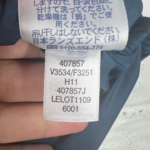 LAND’S END Men’s Down Puffer Vest | Snap front | Small - Picture 9 of 10